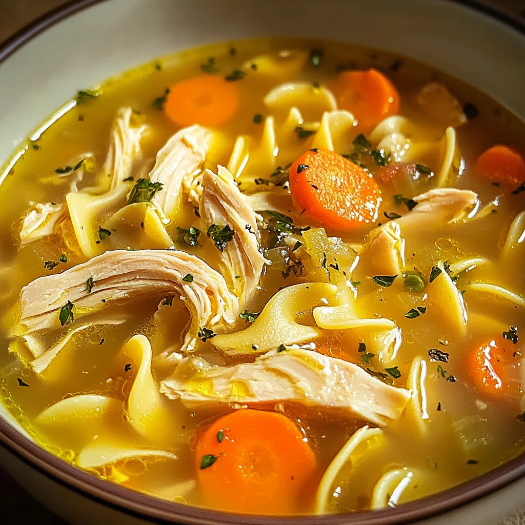 Homemade Chicken Noodle Soup