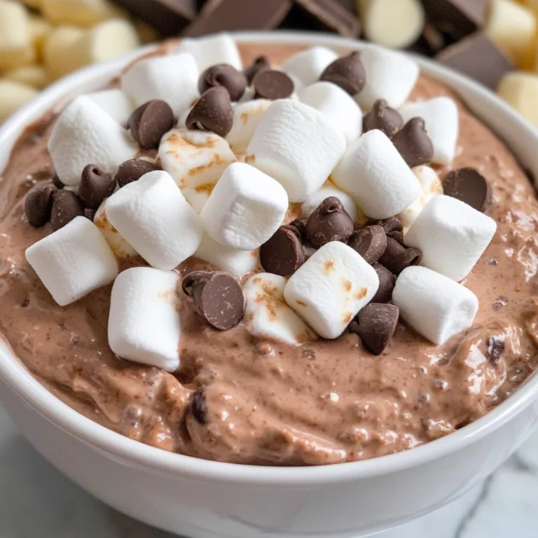 Hot Chocolate Dip Recipe with Marshmallow Fluff