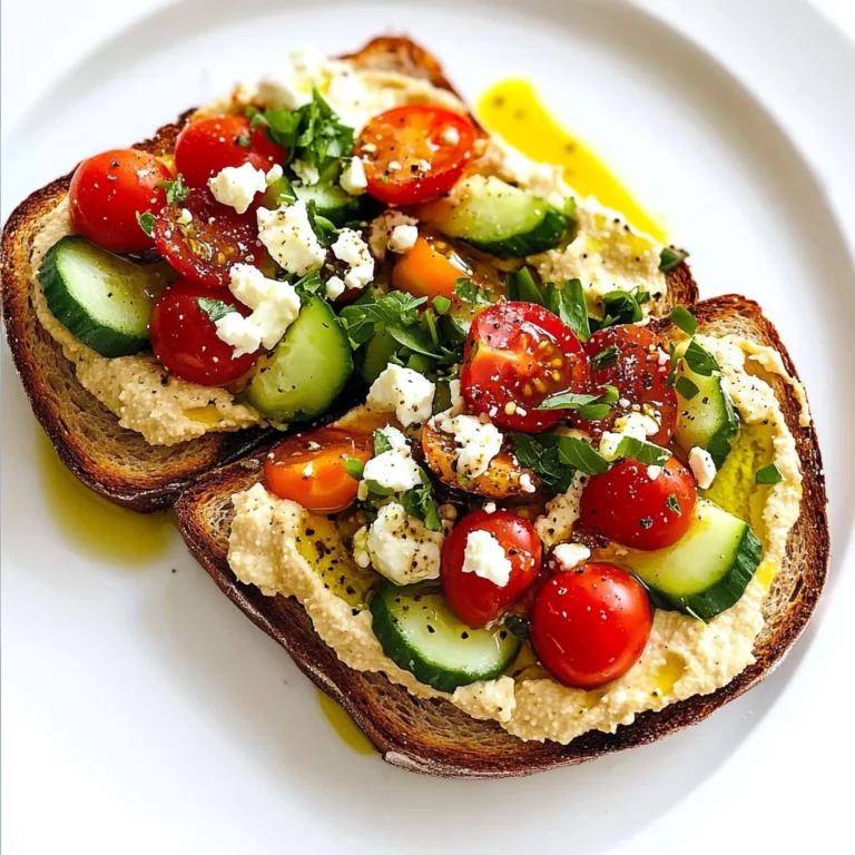 Mediterranean Hummus Toast with Za'atar