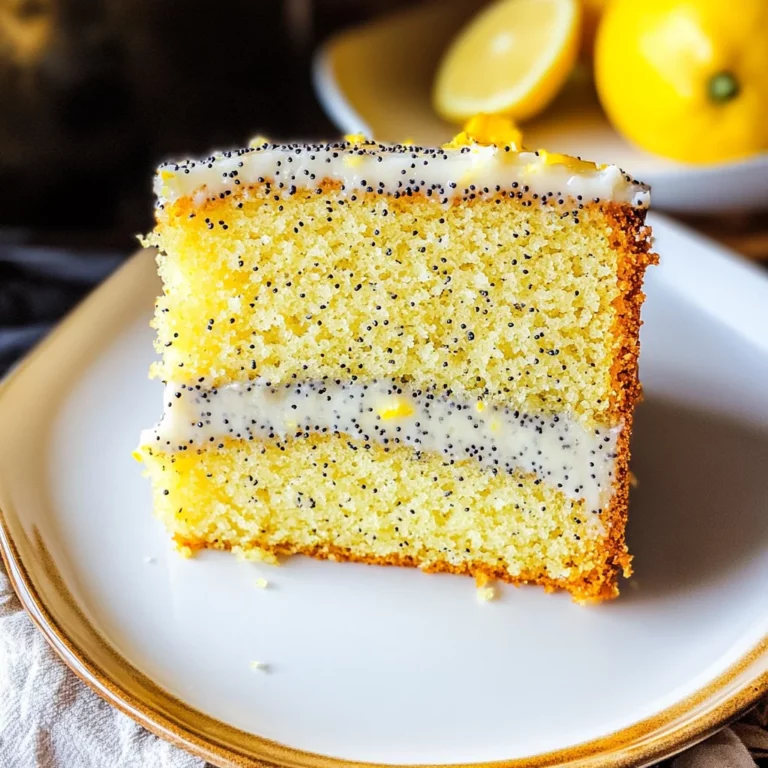 Meyer Lemon Poppy Seed Cake