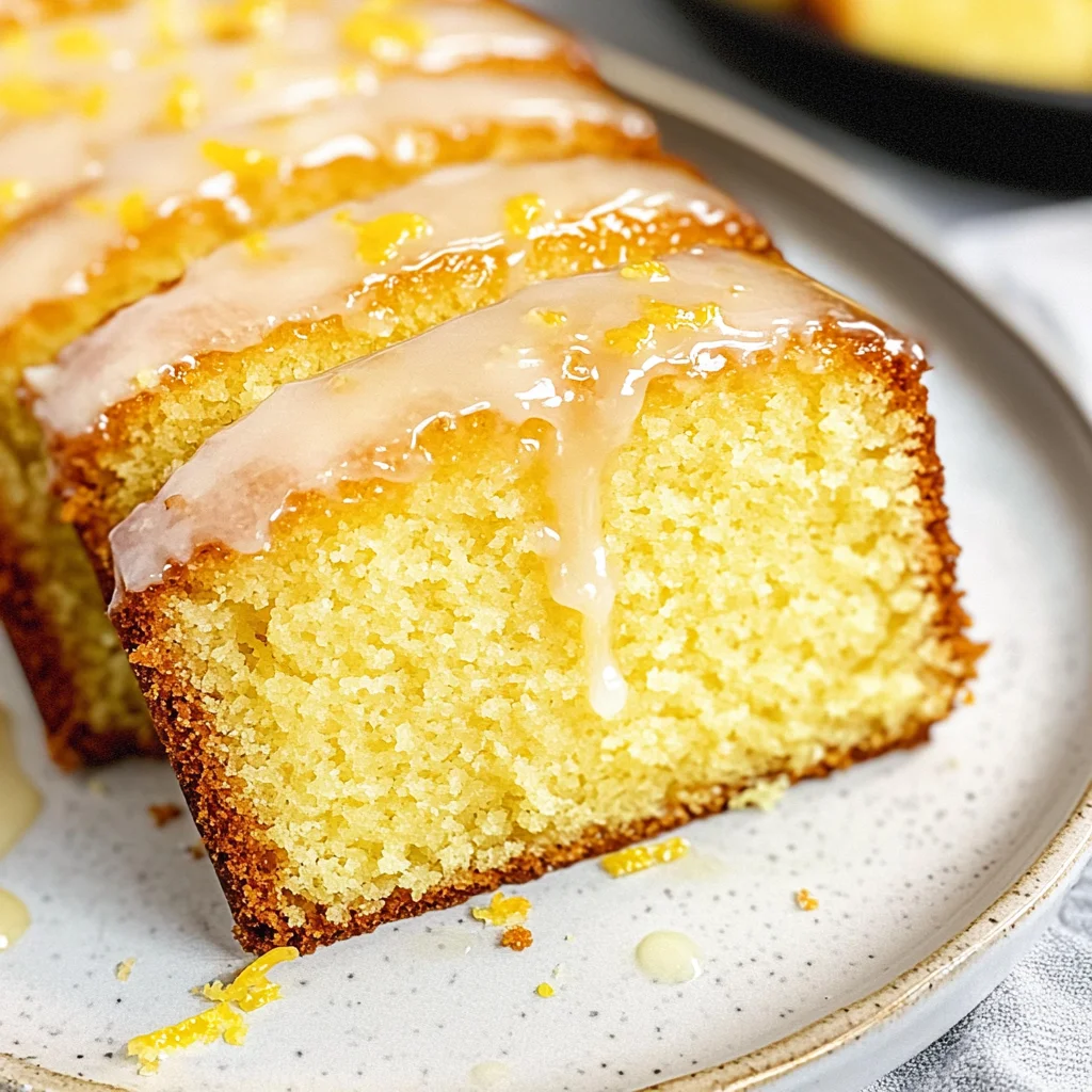 Meyer Lemon Pound Cake