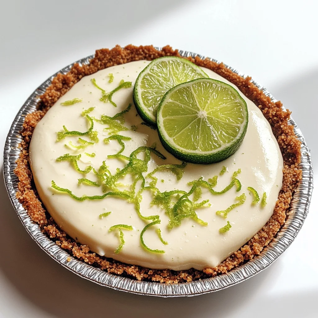 No-Bake Skinny Key Lime Pie