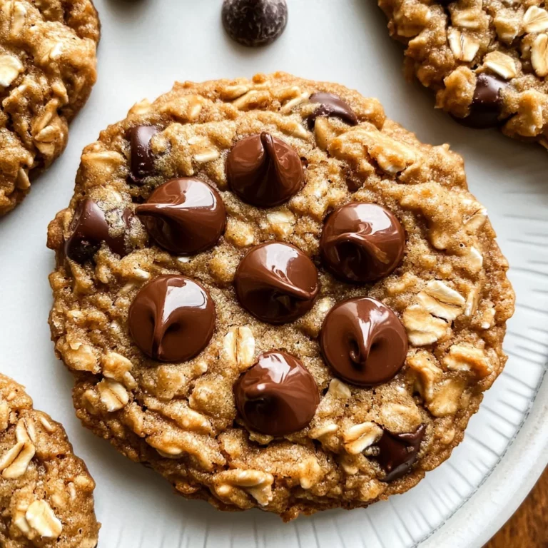 Peanut Butter Oatmeal Chocolate Chip Cookies