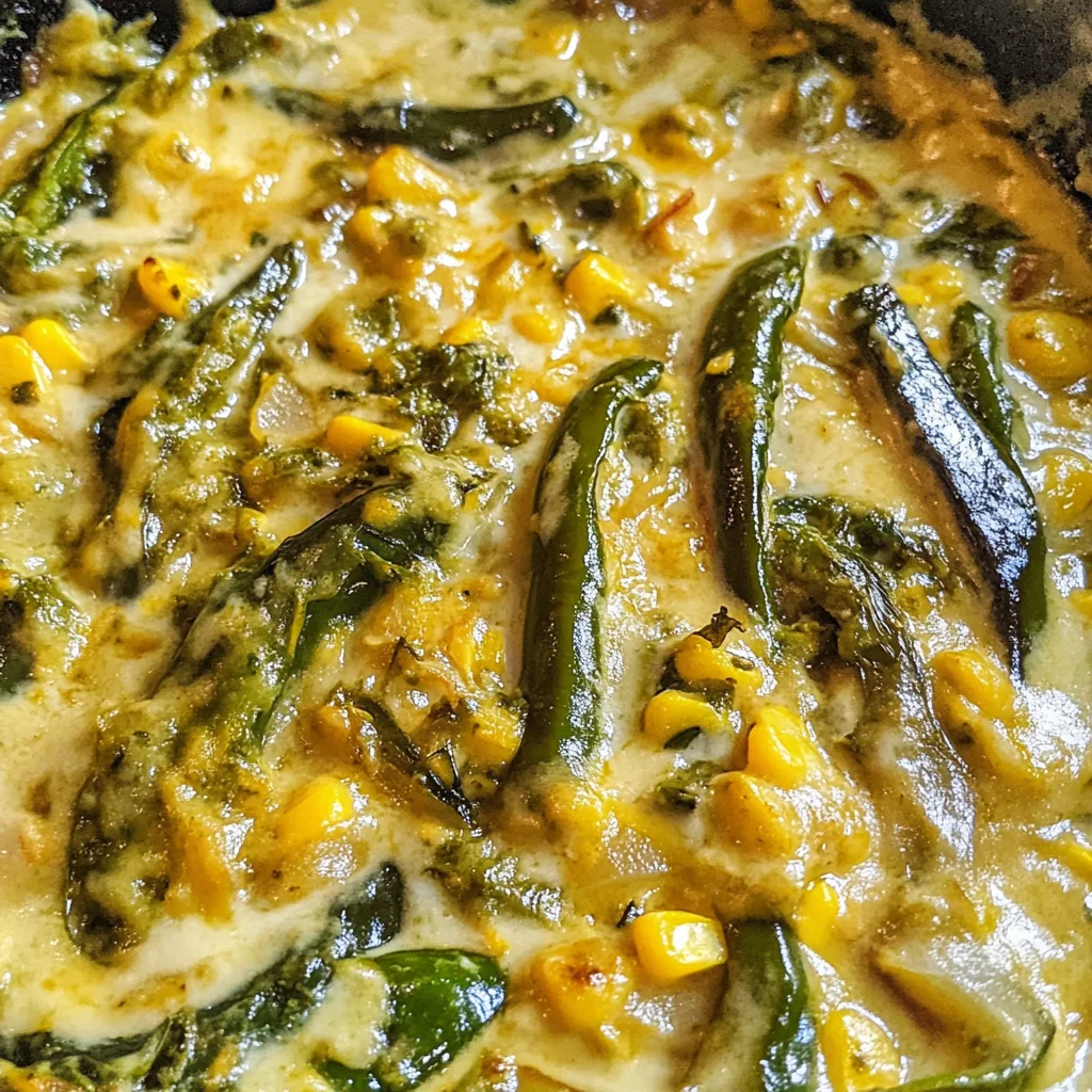Rajas con Crema Recipe (Roasted Poblano Strips in Cream Sauce)