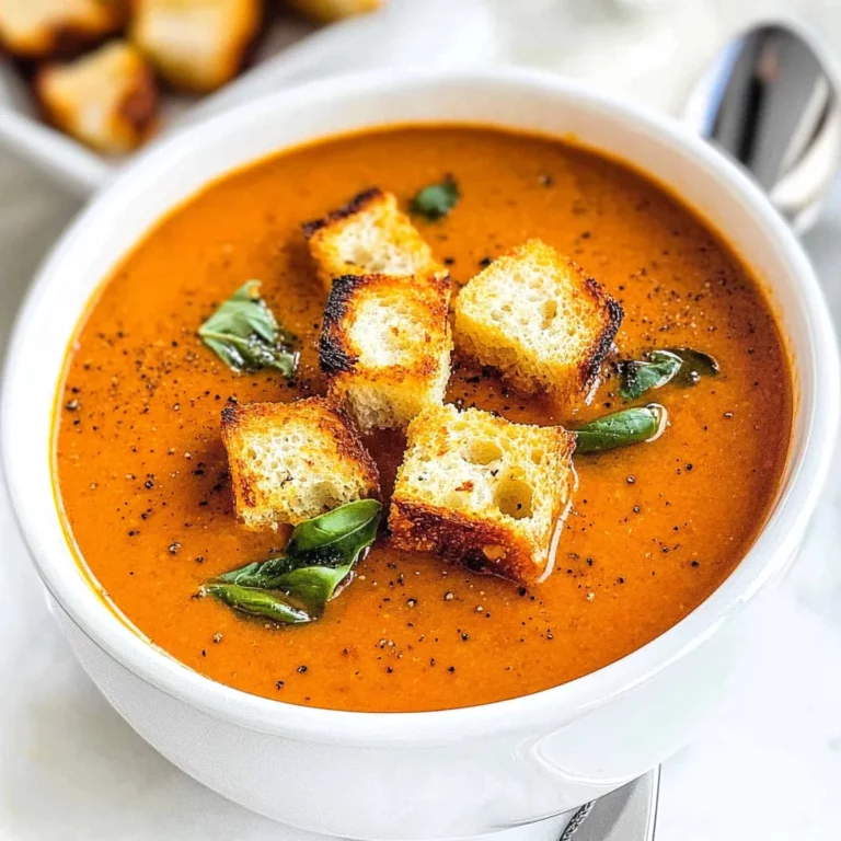 Roasted Tomato Basil Soup