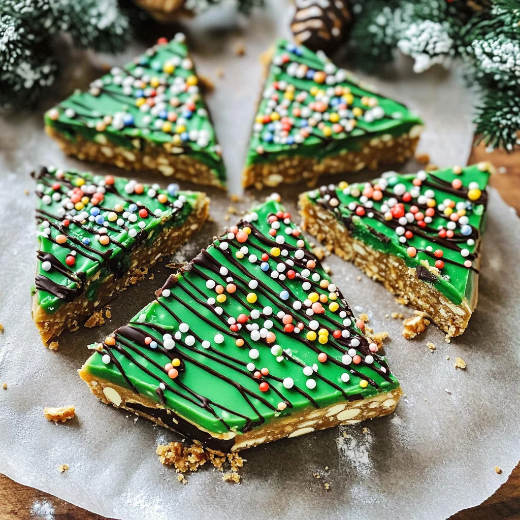 Salted Peanut Butter Christmas Trees