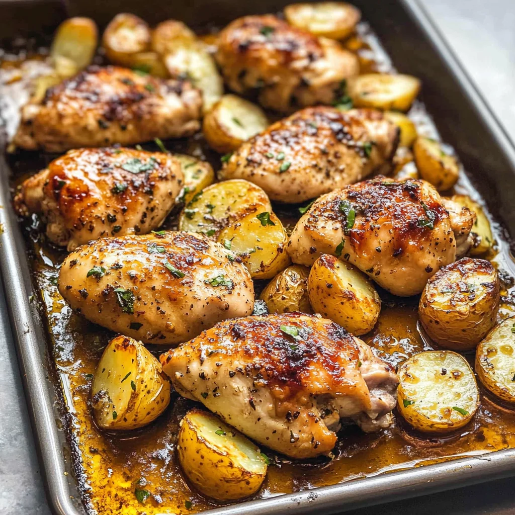 Sheet Pan Chicken and Potatoes