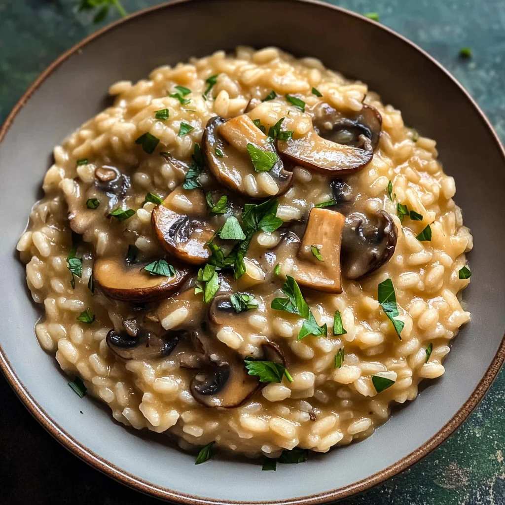 The Best Vegan Mushroom Risotto