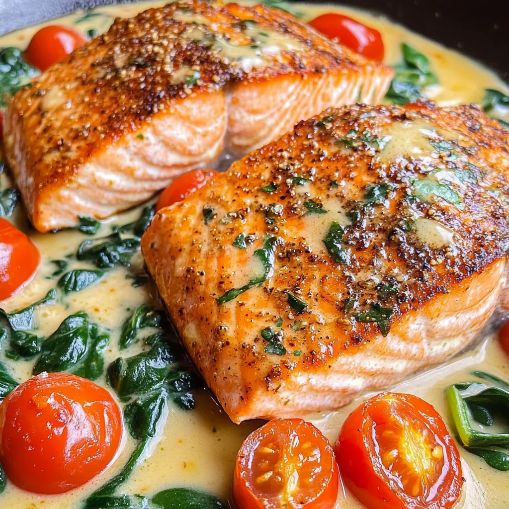 Tuscan Butter Salmon