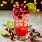 Vanilla Cranberry Crush Mocktail Recipe