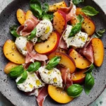 10-Minute Peach & Burrata Salad