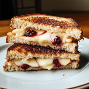 Apple and Cranberry Grilled Cheese