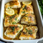 Baked Cod Recipe with Lemon and Garlic