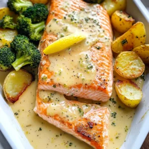 Baked Salmon with Amazing Lemon Sauce