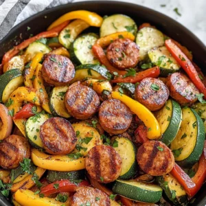 Cajun Sausage and Vegetables