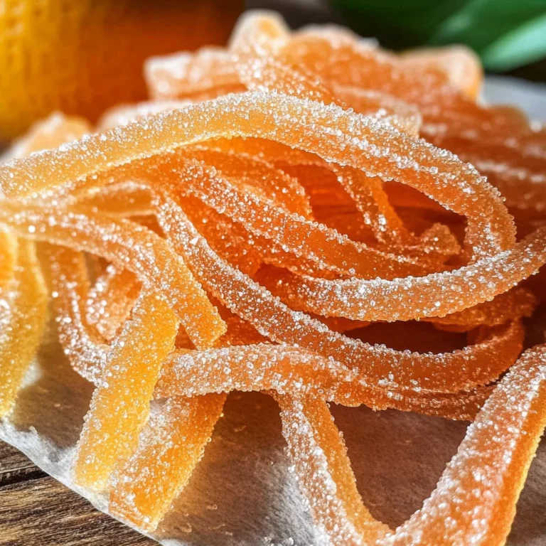 Candied Grapefruit Peel