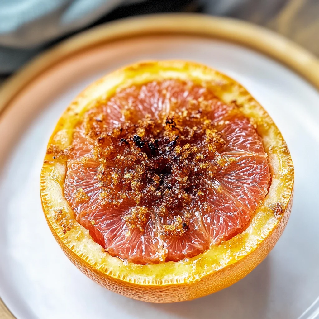 Caramelized Brown Sugar Grapefruit