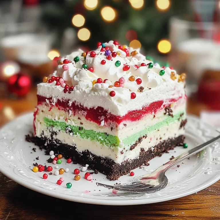 Christmas Dessert Lasagna