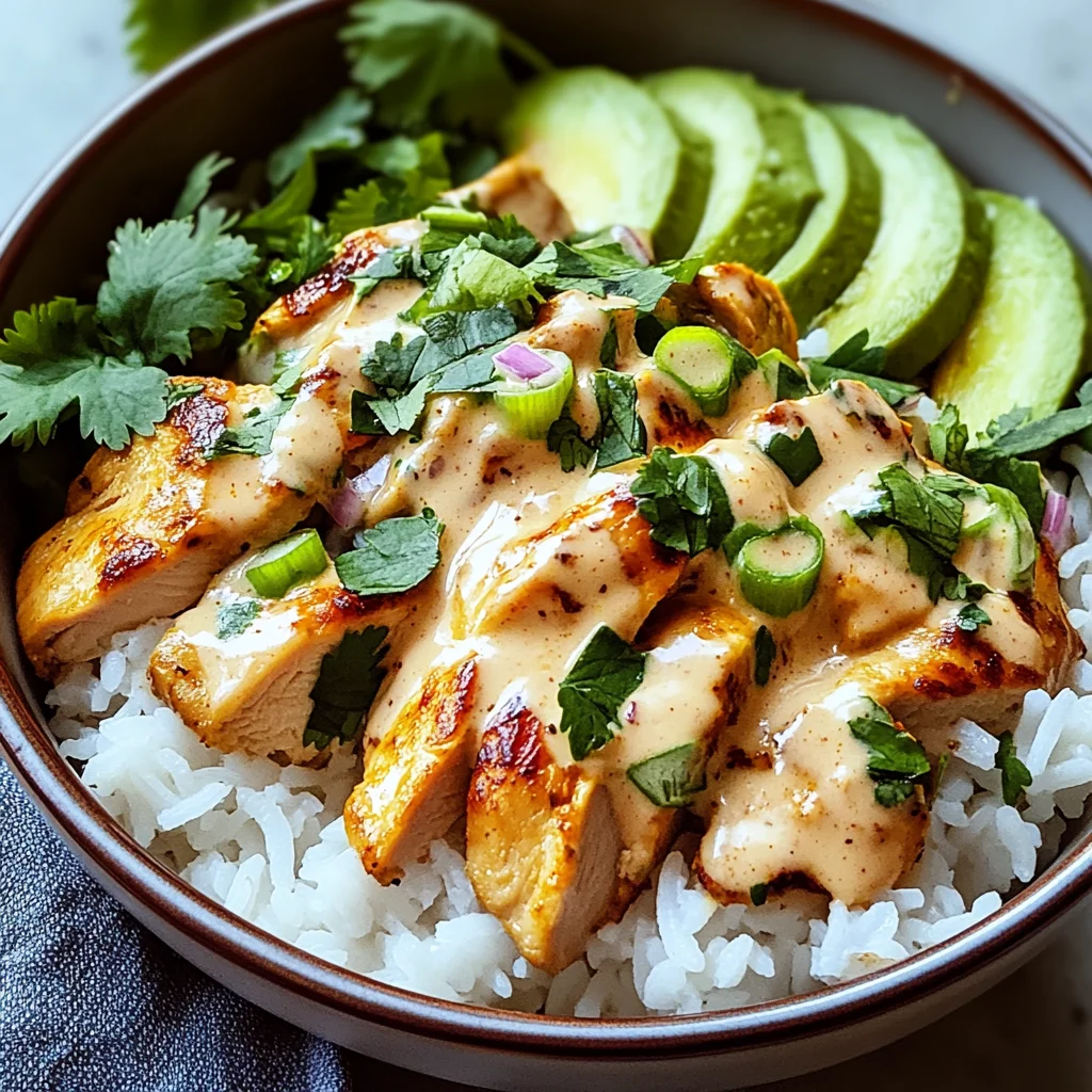 Coconut Chicken Rice Bowl