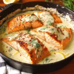 Creamy Lemon Garlic Salmon