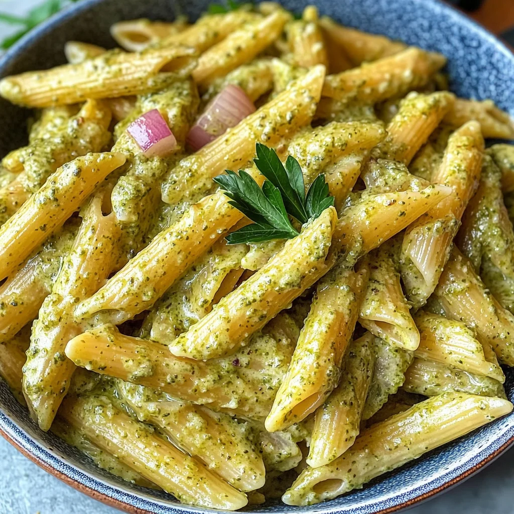 Creamy Pesto Sauce Pasta (Best Easy One Pot Recipe)