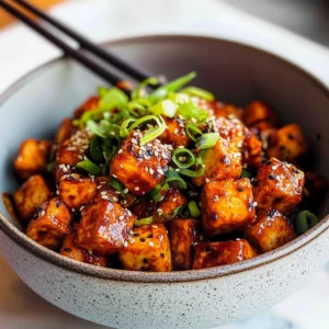 Crispy Gochujang Korean Tofu