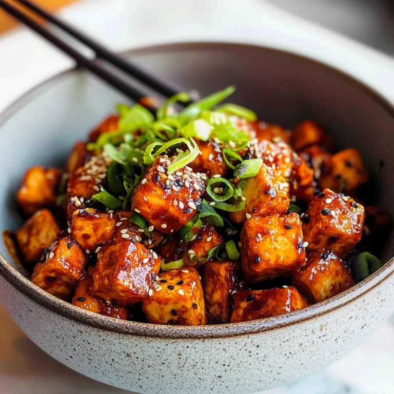 Crispy Gochujang Korean Tofu