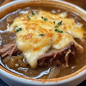 French Onion Beef Short Rib Soup