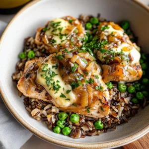 French Onion Chicken Recipe (Chicken and Rice)