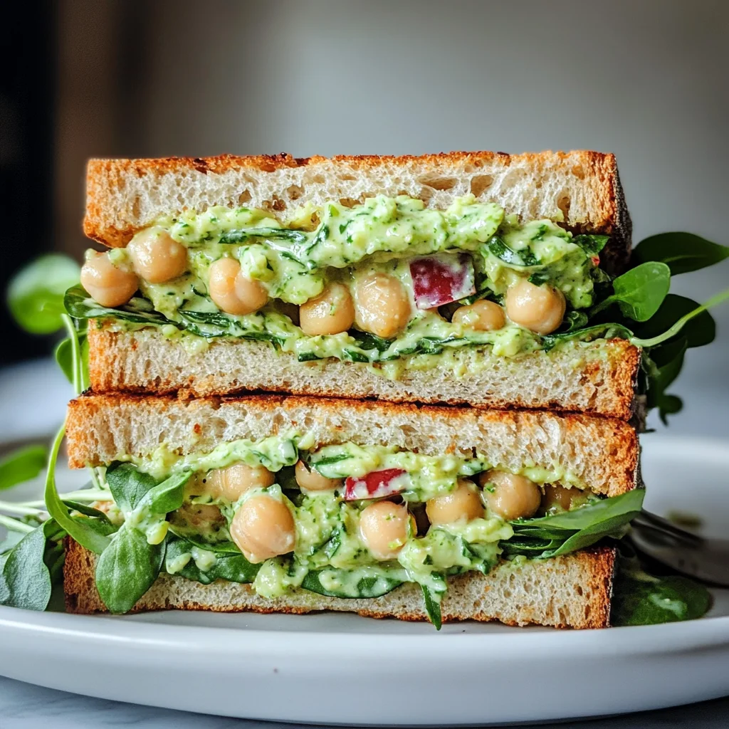 Green Goddess Salad Sandwich