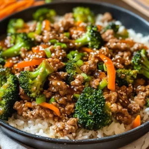 Ground Turkey Teriyaki Stir Fry