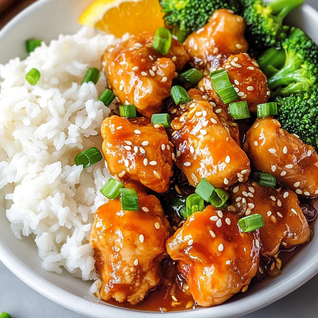 Healthy Orange Chicken
