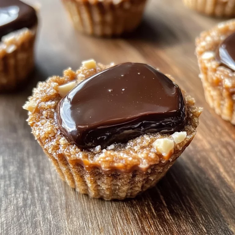 Healthy Twix Cookie Cups (Vegan, Paleo)