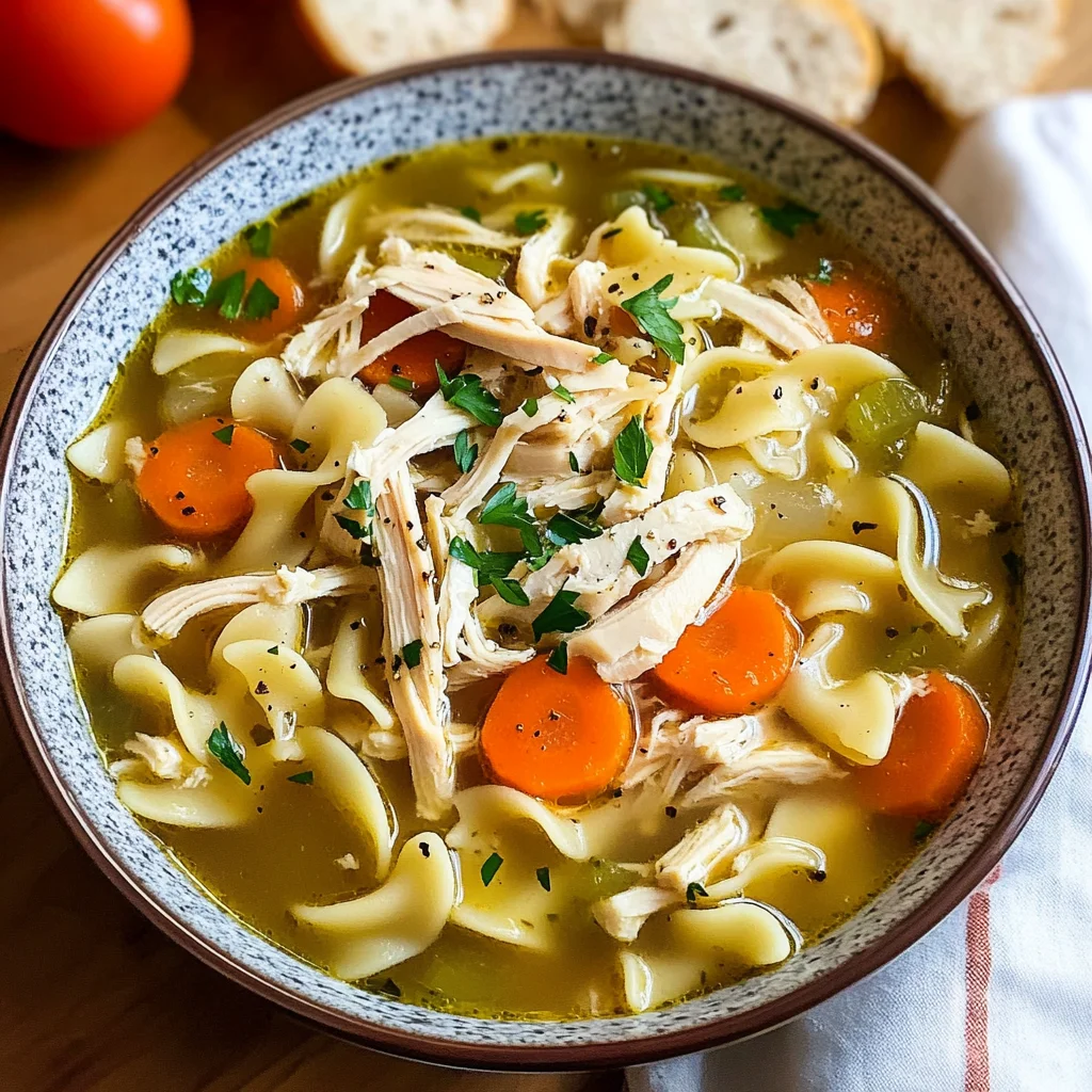 Homemade Chicken Noodle Soup Recipe