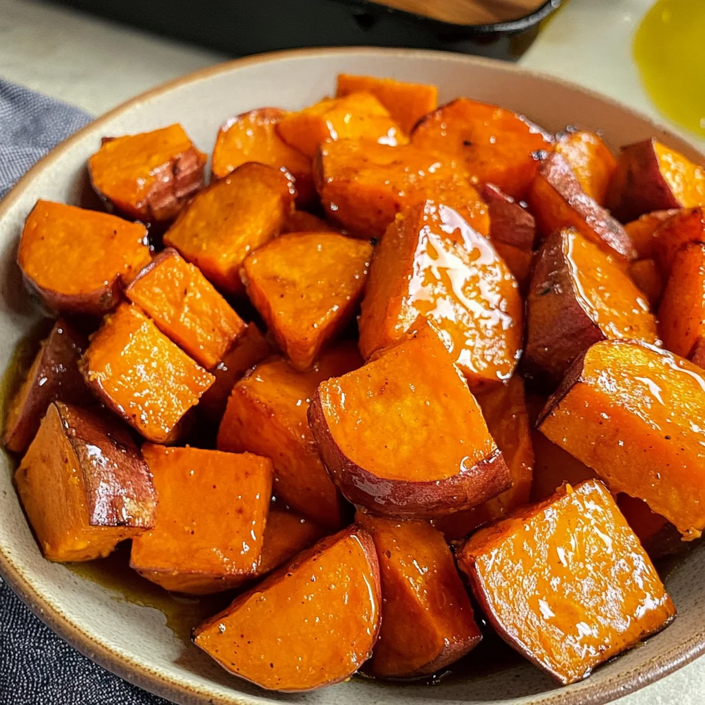 Honey Roasted Sweet Potatoes