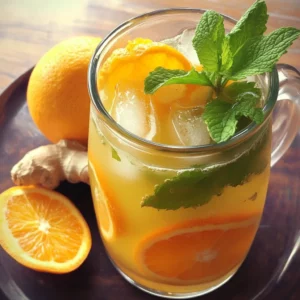 Iced Orange Ginger Green Tea