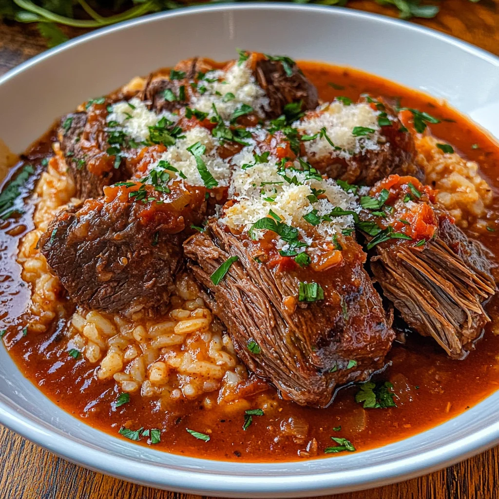 Italian Pot Roast & Parmesan Risotto