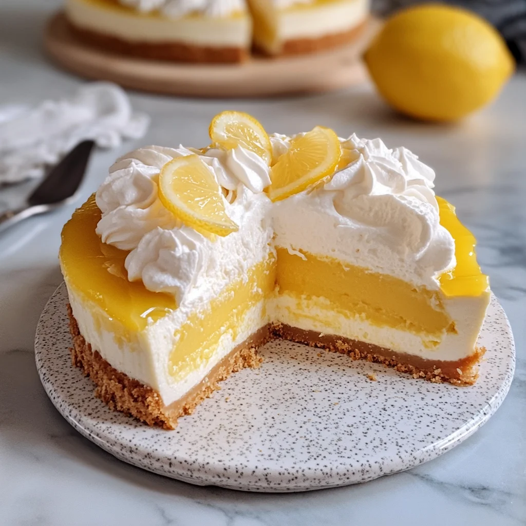 Lemon Curd Cheesecake with Shortbread Crust