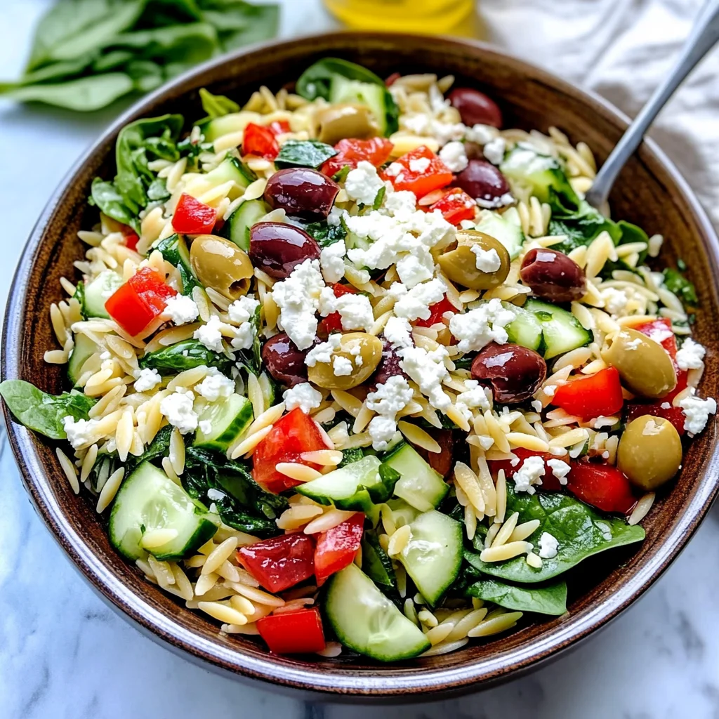 Mediterranean Orzo Salad Recipe