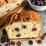 No knead cinnamon raisin bread