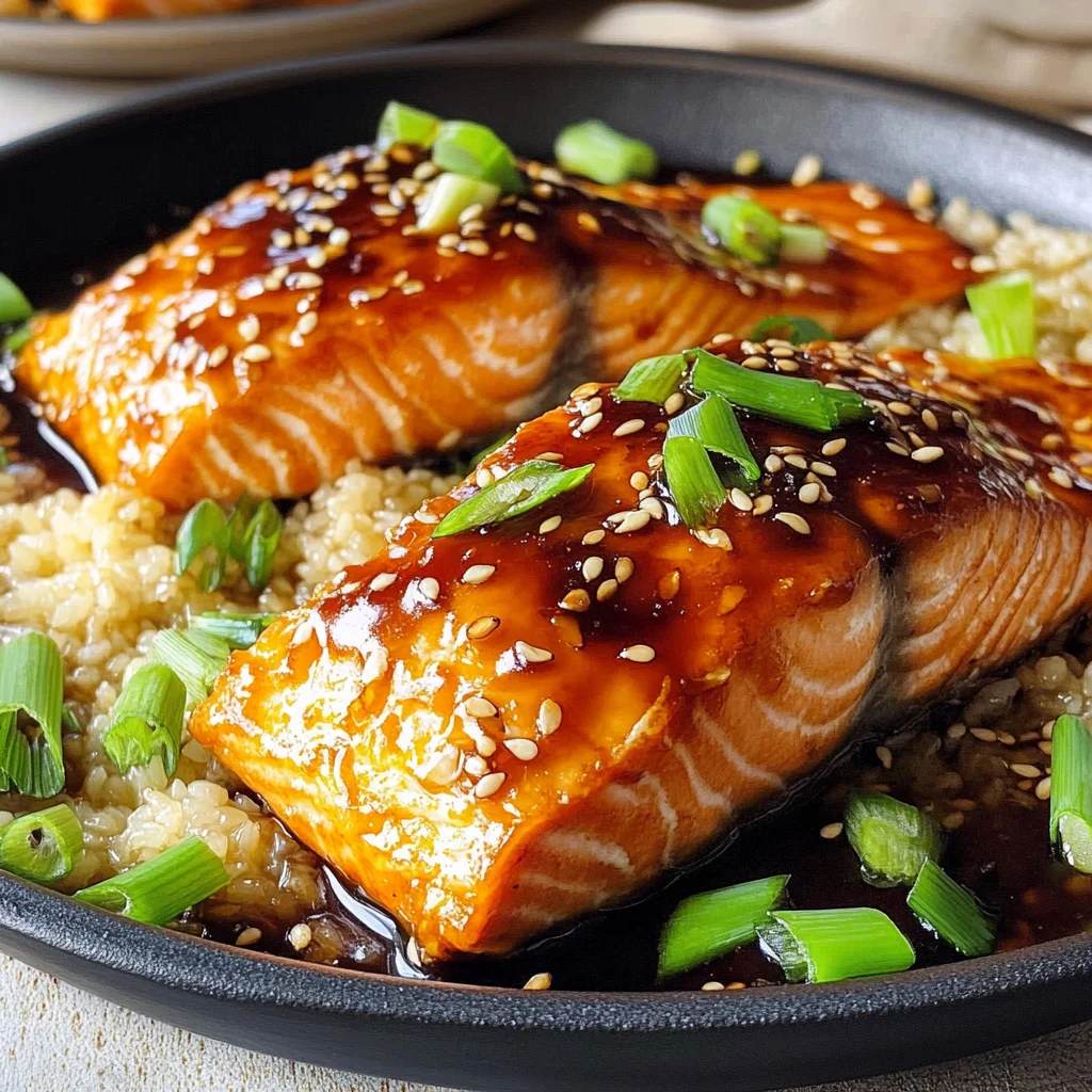 Orange Teriyaki Salmon