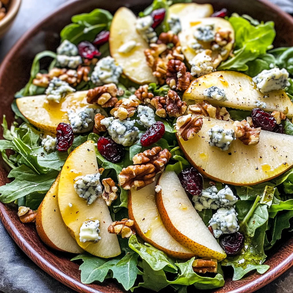 Pear Blue Cheese Salad