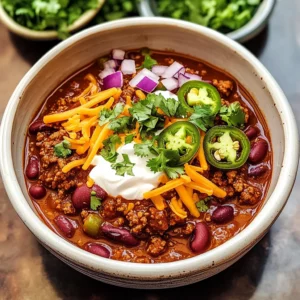 Quick Easy Chili Recipe on Stove Top