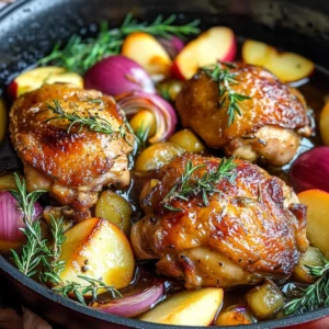 Rosemary Apple Cider Chicken Recipe