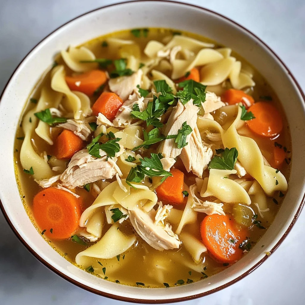 Slow Cooker Chicken Noodle Soup