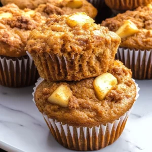 Small Batch Apple Pumpkin Streusel Muffins