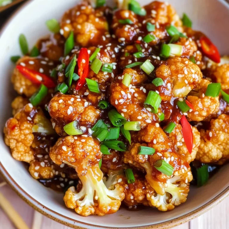 Sticky Sesame Cauliflower