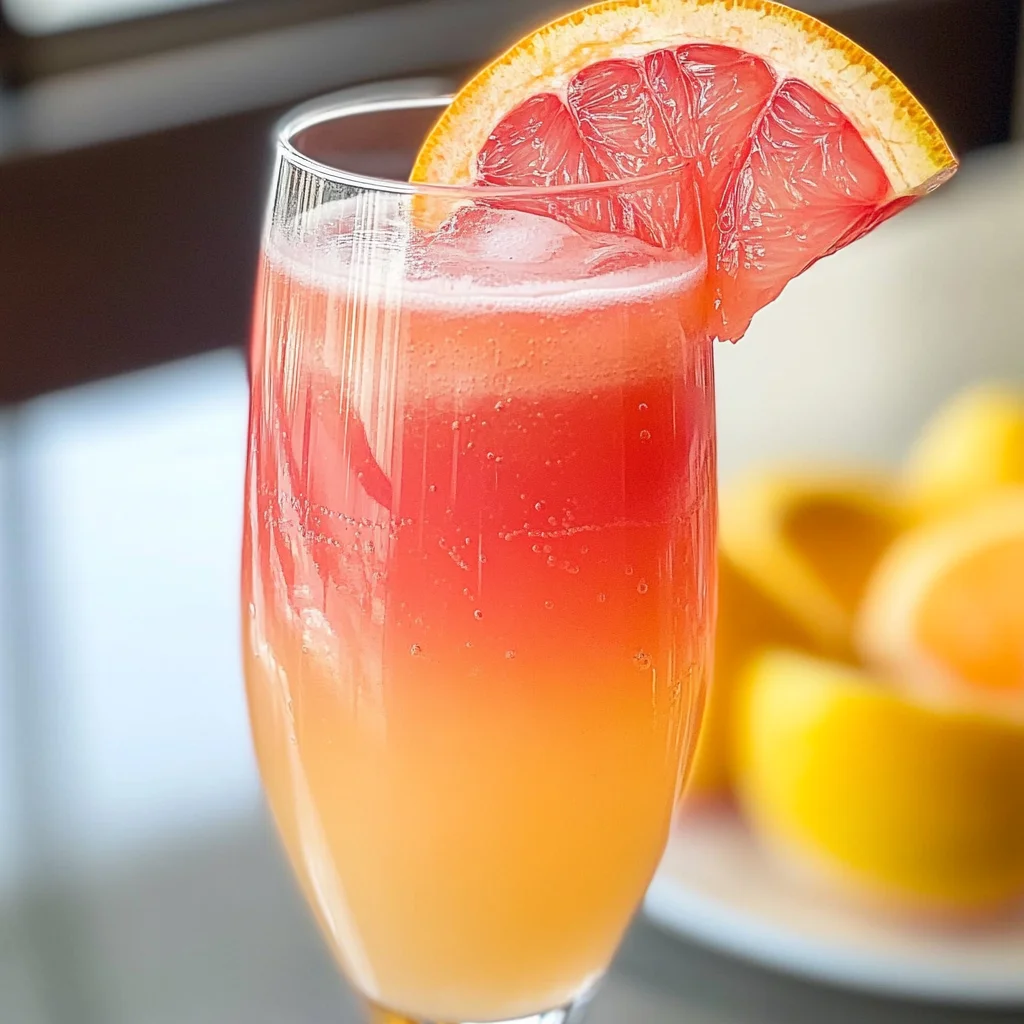Sunrise Grapefruit Cocktail
