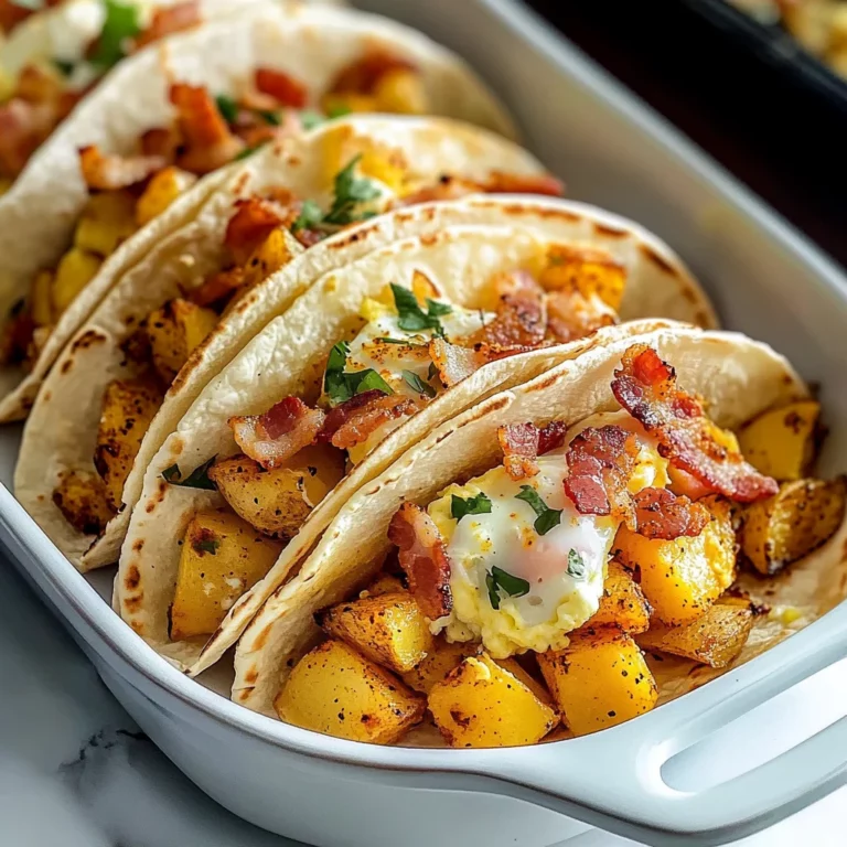 Tasty Baked Breakfast Tacos