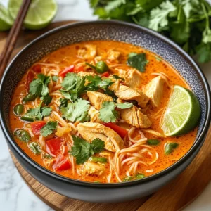 Thai Red Curry Noodle Soup